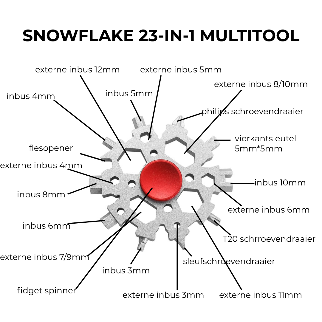 Snowflake™ 23-in-1 Multi-tool