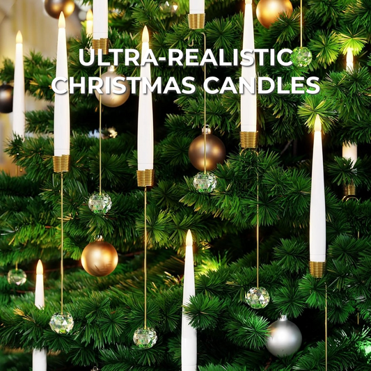 Ultra-realistic Christmas candles