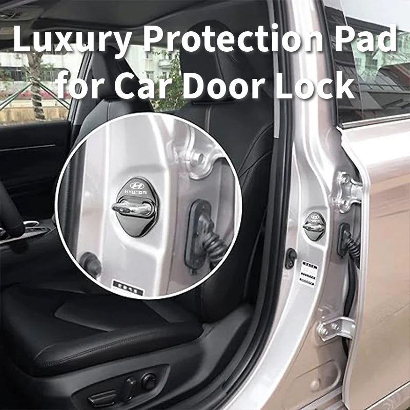 Luxury Car Door Lock Protection Pads | Set of 4