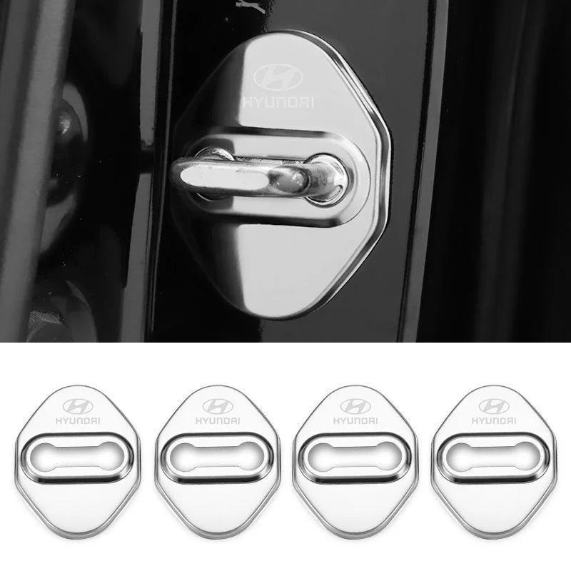 Luxury Car Door Lock Protection Pads | Set of 4